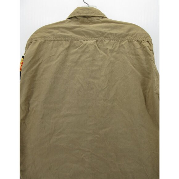 VINTAGE Washington Dee Cee Shirt 16 Sanforized 50s 60s Military Patch - Picture 8 of 11